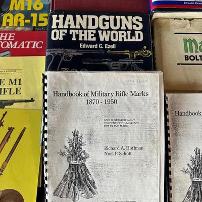 MAINLY BOOKS ON FIREARMS