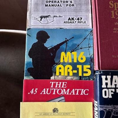 MAINLY BOOKS ON FIREARMS