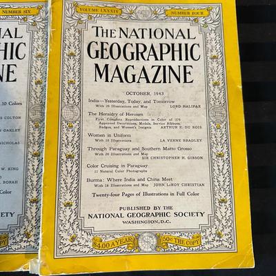 THE TRADING POST MAGAZINES, VINTAGE NATIONAL GEOGRAPHIC MAGAZINES, MILITARY MAGAZINES AND MORE