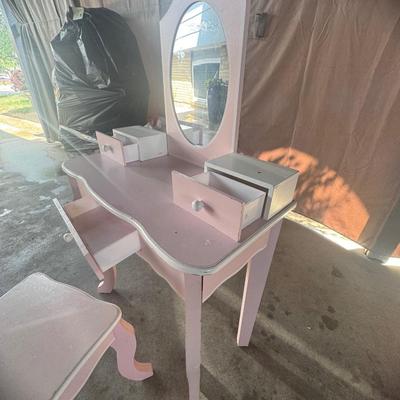 VANITY AND STOOL