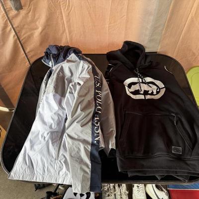 HOODIE AND LIGHTWEIGHT JACKET SIZE LARGE