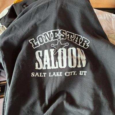 A VARIETY OF SHIRTS, HOODIE AND JEANS