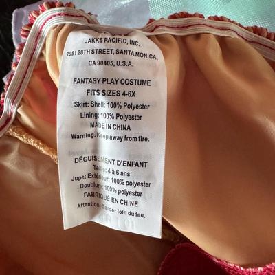 LITTLE GIRL'S COSTUME/DRESS UP CLOTHES SIZES 3 - 6