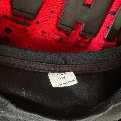 BOYS CLOTHES 8-9 AND SHOES SIZE 1