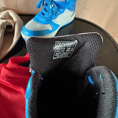 BOYS CLOTHES 8-9 AND SHOES SIZE 1