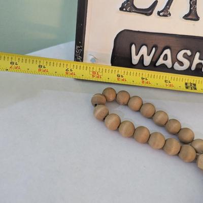 Metal & Wood Laundry Room Signs