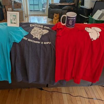 White Squirrel T-Shirts Coffee Mug & Framed Picture