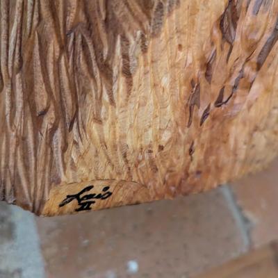 Chainsaw Carved Bear Signed