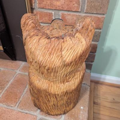 Chainsaw Carved Bear Signed