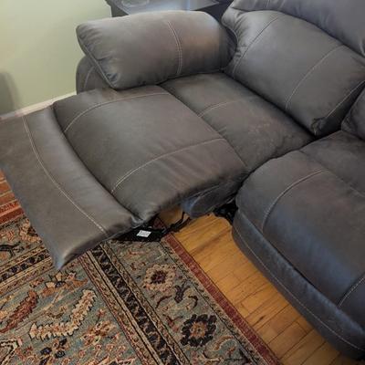 Electric Sofa with Adjustable Head Rest & Extension Feature