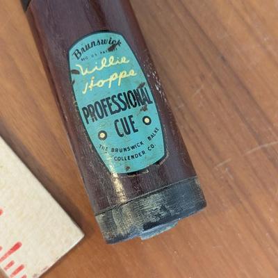 Brunswick Willie Hoppe Professional Cue Stick Needs A New Tip