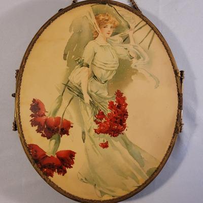 Victorian Style Trifold Vanity Mirror (LR-EL)