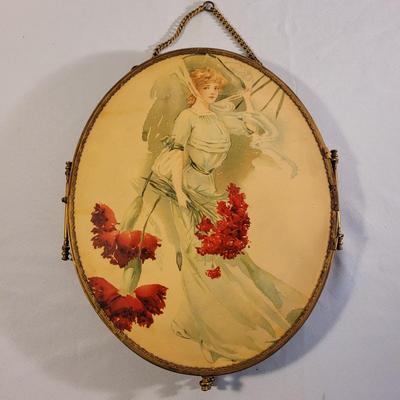 Victorian Style Trifold Vanity Mirror (LR-EL)