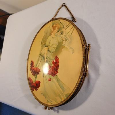 Victorian Style Trifold Vanity Mirror (LR-EL)