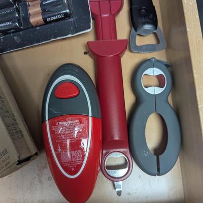 Assortment Of Utility Drawer Items