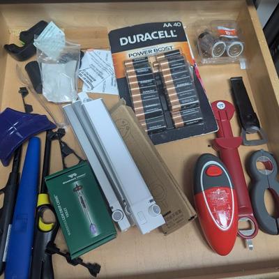 Assortment Of Utility Drawer Items