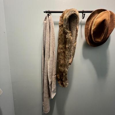 Vintage F.W. Fischer Wool Coat with Matching Hat, Plus Stetson Hat & More (LR-RG)