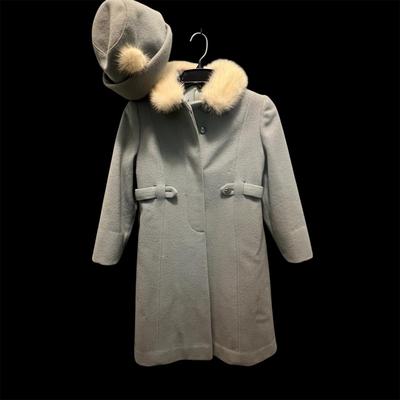 Vintage F.W. Fischer Wool Coat with Matching Hat, Plus Stetson Hat & More (LR-RG)
