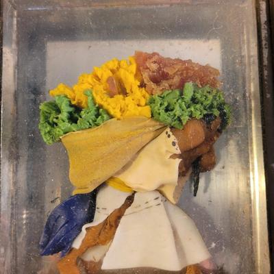 Two Pieces of Hispanic Wall Art (LR-EL)