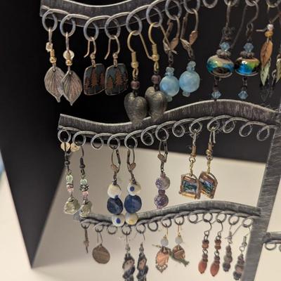 Hand Made Costume Earrings Lot F