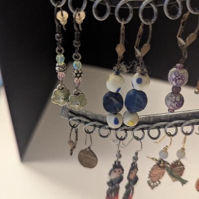 Hand Made Costume Earrings Lot F