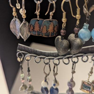Hand Made Costume Earrings Lot F