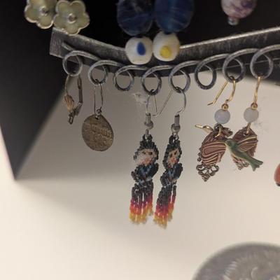 Hand Made Costume Earrings Lot F