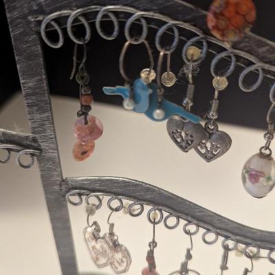 Hand Made Costume Earrings Lot G