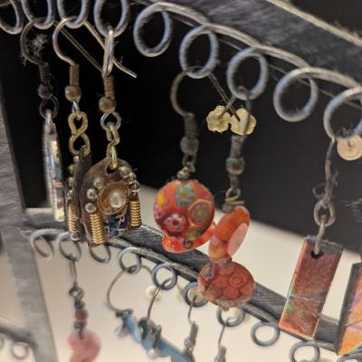 Hand Made Costume Earrings Lot G