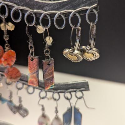 Hand Made Costume Earrings Lot G