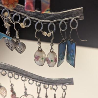 Hand Made Costume Earrings Lot G