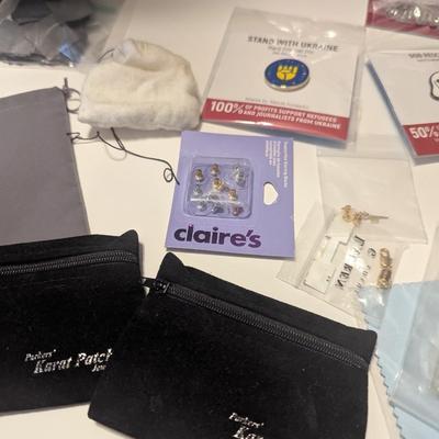 Assortment Of Earring Supplies Lot H