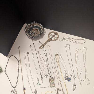 Assortment Of Costume Jewelry - .925 Star Necklace 5g