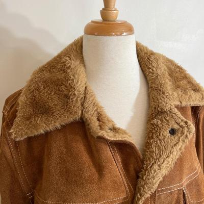 Men's Vintage Suede Jacket Size Large