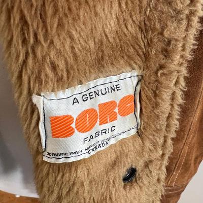 Men's Vintage Suede Jacket Size Large