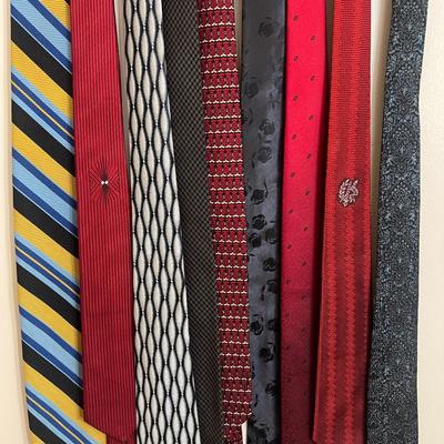 9 Vintage Luxury Designer Ties - Christian Dior, Givenchy