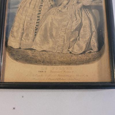 Antique Jewelry Box and Fashion Ads (LR-EL)