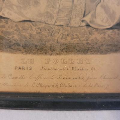 Antique Jewelry Box and Fashion Ads (LR-EL)