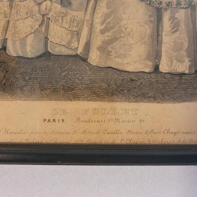 Antique Jewelry Box and Fashion Ads (LR-EL)