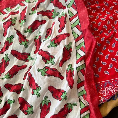 Vintage Bandana Lot - Harley Davidson, Cotton, Conditions Vary