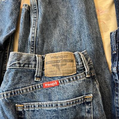 4 Pairs Men's Vintage Jeans Denim - Wrangler, Lee