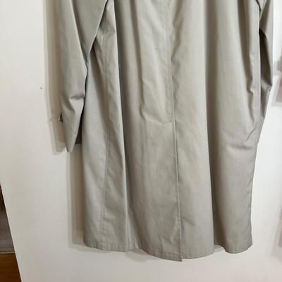 2 Men's Vintage Trench Coats 42 Long, 44 Reg.