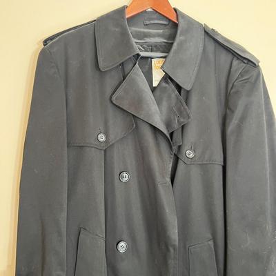 2 Men's Vintage Trench Coats 42 Long, 44 Reg.