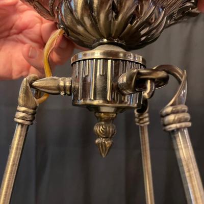 Metal & Glass Hanging Light (G-MG)