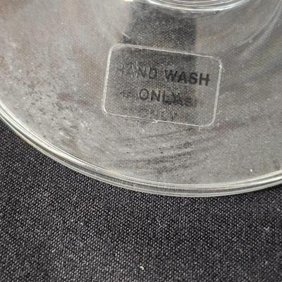 Seven Gold Rimmed Mikasa Wine Glasses (K-JS)