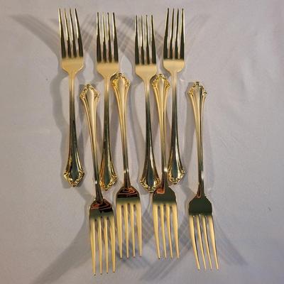 Roger Bros. 54 Piece Gold Plate Flatware (K-EL)