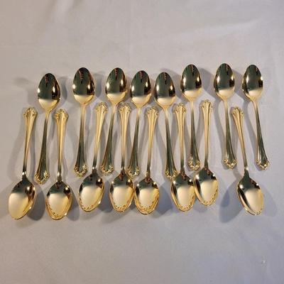 Roger Bros. 54 Piece Gold Plate Flatware (K-EL)