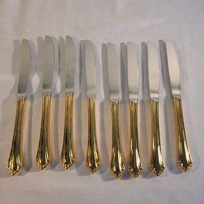 Roger Bros. 54 Piece Gold Plate Flatware (K-EL)