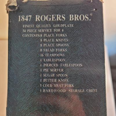 Roger Bros. 54 Piece Gold Plate Flatware (K-EL)