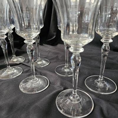 Mikasa Gold Rimmed Water Glasses & Champagne Flutes (K-JS)